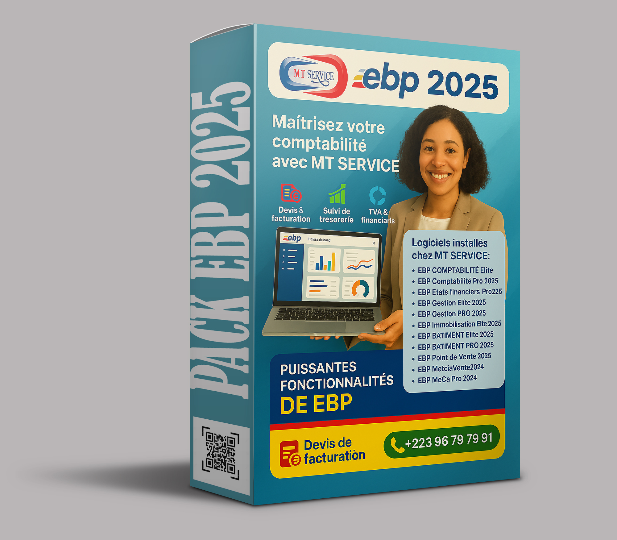 Pack EBP 2025 Multi Poste ( 10 logiciels) dernière avec la licence définitive